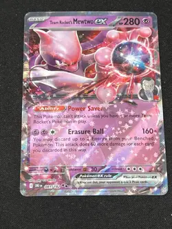 Pokemon TCG - Team Rocket's Mewtwo 081/182 (RH Reverse Holo) - Destined Rivals - Image 1