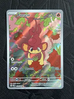 Pokemon TCG Pansear 099/086 White Flare Illustration Rare (English) - NM - Image 3