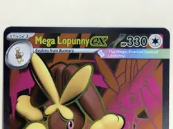 Pokemon Mega Lopunny EX Me02: Phantasmal Flames 115/094 Ultra Rare Holo English - Image 2