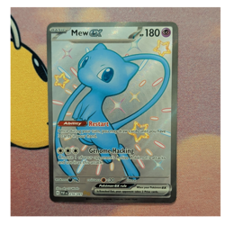 Pokemon Mew ex 216/091 SV Paldean Fates Shiny Ultra Rare Full Art Holo - Image 1