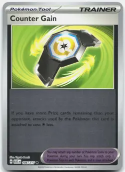 Counter Gain Common ME: Ascended Heroes Reverse Holo 186/217 NM/M Pokemon - Image 1