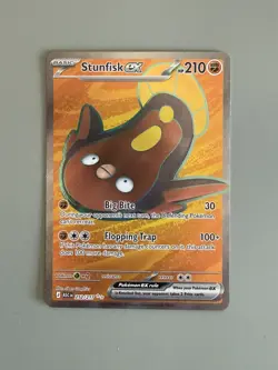 Stunfisk ex Ultra Rare 252/217 Pokemon Ascended Heroes - Image 1