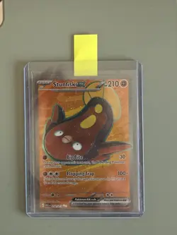 Stunfisk ex Ultra Rare 252/217 Pokemon Ascended Heroes - Image 3