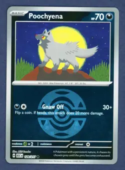 Poochyena (Dusk Ball) 128/217 Common ME: Ascended Heroes Pokemon Reverse Holo NM - Image 1