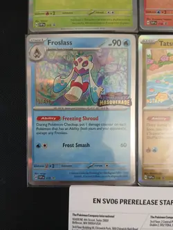 Twilight Masquerade Staff Promos - Complete Set Of 4 Pokemon TCG promo - Image 4