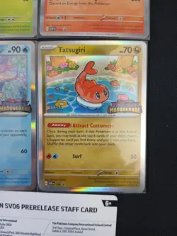 Twilight Masquerade Staff Promos - Complete Set Of 4 Pokemon TCG promo - Image 5