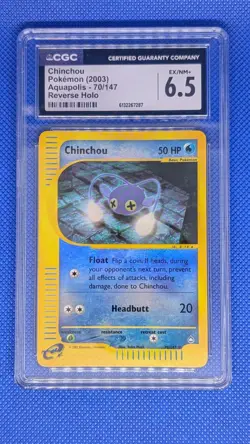Chinchou Pokemon (2003) Aquapolis - 70/147 - Image 1