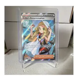 Pokemon Lillie's Determination 169/132 Mega Evolution Ultra Rare Holo Trainer - Image 1