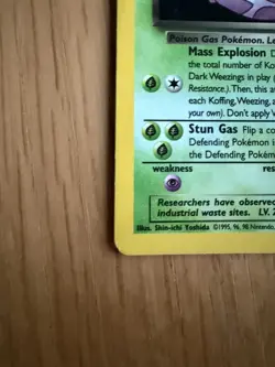 Pokemon TCG Team Rocket Dark Weezing Holo Rare (14/82) Unlimited - Image 5