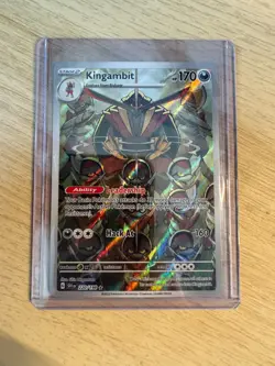 Pokemon TCG Kingambit 220/198 Illustration Rare Near Mint - Image 1