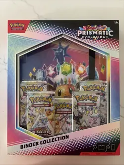 Pokemon Prismatic Evolutions Binder Collection - NEW FACTORY SEALED - Image 1