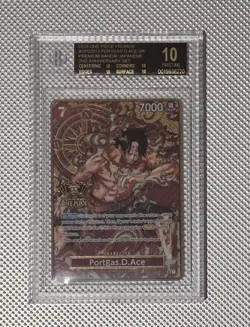 One Piece - OP02-013 Portgas.D.Ace 2nd Anniversary Set - BGS 10 BLACK LABEL - Image 3