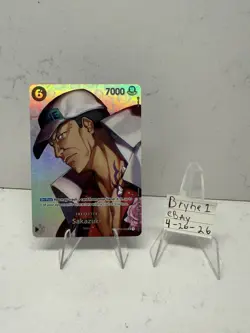 One Piece Sakazuki SP OP04-099 Kingdoms Of Intrigue Alternate Art English - Image 1