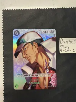 One Piece Sakazuki SP OP04-099 Kingdoms Of Intrigue Alternate Art English - Image 3