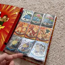Pokemon Topps Cards Bundle inc Binder, cards and Stickers - 40+ holos, zard, etc - Image 2