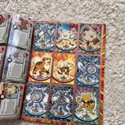 Pokemon Topps Cards Bundle inc Binder, cards and Stickers - 40+ holos, zard, etc - Image 5