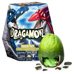DRAGAMONZ MINI FIGURE SINGLE MYSTERY PACK 6 TRADING CARDS MISB SPIN MASTER 2019 - Image 1