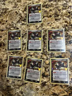 Pokemon TCG - Greninja Gold Star Holo Promo SWSH144 Lot Of 7 Cards - Image 1