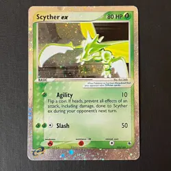 2003 Scyther Ex 102/109 Holo Rare Pokemon Card - Ruby and Sapphire Set - Image 1