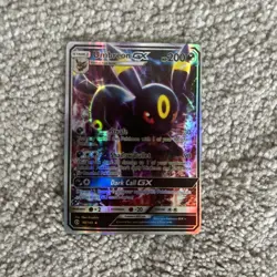 Umbreon GX 80/149 - Ultra Rare Holo -Sun & Moon Base Set Pokemon Card LIGHT PLAY - Image 1