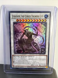 Yu-gi-oh! Juraishin, The Cursed Thunder God ALIN-EN043 Ultra Rare Alliance Card - Image 1