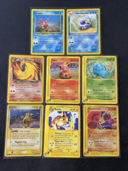 37/75 52/105 39/105 136/165 94/165 23/115 61/165 81/147 Pokemon Cards Lots Of 8 - Image 1