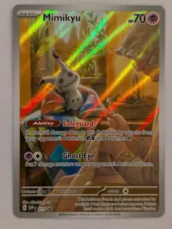 Mimikyu SVP075 Scarlet & Violet Black Star Promo Sealed Pokemon TCG Card #75 - Image 3
