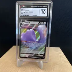 Pokemon Ditto V CGC 10 Shining Fates 050/072 Ultra Rare Holo English Card - Image 1