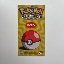 1999 Pokemon Topps trading card Bulbasaur #01 oversized tin topper 3/5 Blue Logo - Image 3