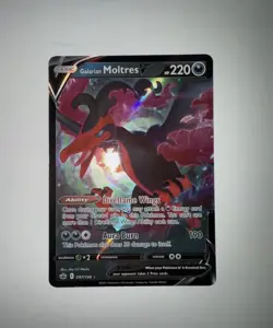 Pokemon Galarian Moltres V 97/198 Ultra Rare Chilling Reign Card Mint! - Image 1