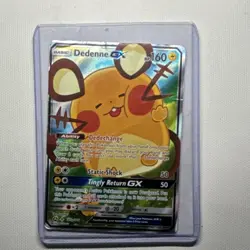Pokemon Dedenne GX Promo Alternate Art Holo 160HP 195A/214 Card - Image 1