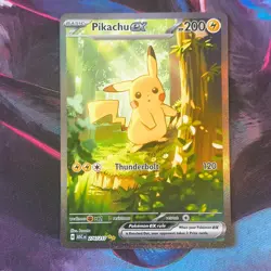 Pokemon Pikachu EX Full Art Holo Card 276/217 Basic ASC - Image 2