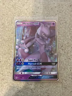 Mewtwo GX 31/68 Hidden Fates Set ULTRA RARE Full Art Pokemon Card MINT/NM - Image 1