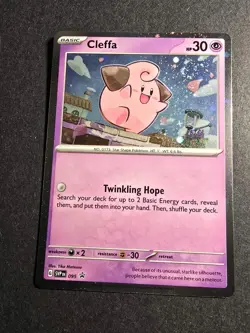 Cleffa 095 Sv: Scarlet & Violet Promo Cards Holo Double Swirl - Image 2