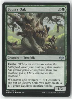 Scurry Oak 172 Uncommon Modern Horizons 2 Magic: The Gathering Near Mint - Image 1