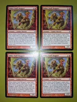 Adder-Staff Boggart x4 Lorwyn 4x Magic the Gathering MTG - Image 1