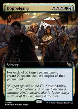 Doppelgang Extended Art R Foil #414 | MKM Murders at Karlov Manor | MTG fresh - Image 1