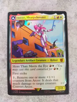 MTG Magic the Gathering - Arcee, Sharpshooter / Acrobatic Coupe Foil - Image 1
