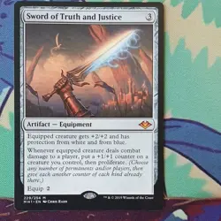 Sword of Truth and Justice 229 Mythic Regular - Modern Horizons Artifact MTG - Image 1