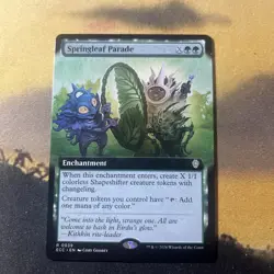 MTG / Springtown Parade - Extended Art / Nm & Never Played - Image 1