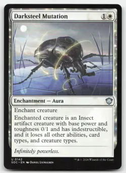Darksteel Mutation 142 SOC Commander: Secrets of Strixhaven Magic MTG NM - Image 1