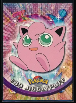 1999 Topps Pokemon TV Animation Edition Jigglypuff #39 Red Topps Logo - Image 1