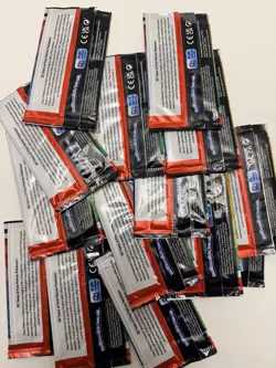 (13) EMPTY Pokemon First Partner Illustration Collection Packs For Display ! - Image 2