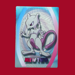 MEWTWO--JAPANESE MEIJI EMBOSSED PROMO FOIL POKEMON CARD - Image 1