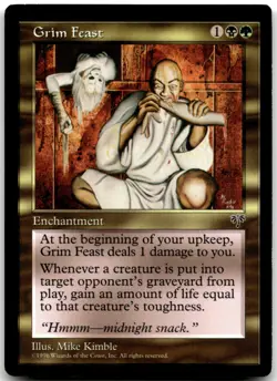 MTG Grim Feast R Mirage MP - Image 1