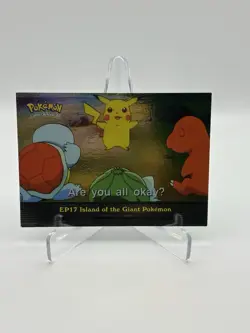 2000 Topps Pokemon TV #EP17 Island of the Giant Pokemon Silver Foil - Image 1