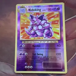Pokemon Nidoking TCG Reverse Holo Rare Card 45/108 XY Evolutions - Image 1