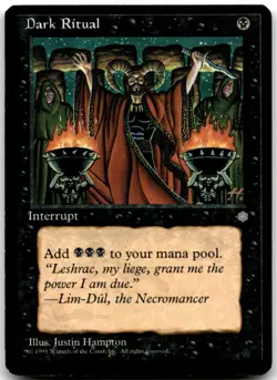 MTG Dark Ritual C Ice Age 8 LP - Image 1