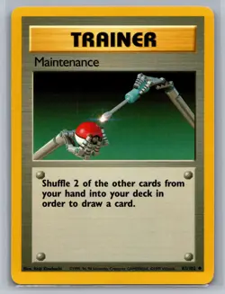 Maintenance Base Set #083/102 Uncommon Pokemon Card - Image 1