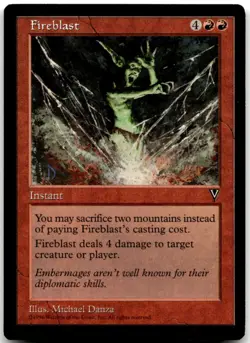MTG Fireblast C Visions LP - Image 1